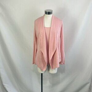 Eileen Fisher Pink Shell/ Cardigan